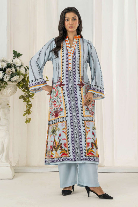 BLOOM PRINTED 2PC STITCHED