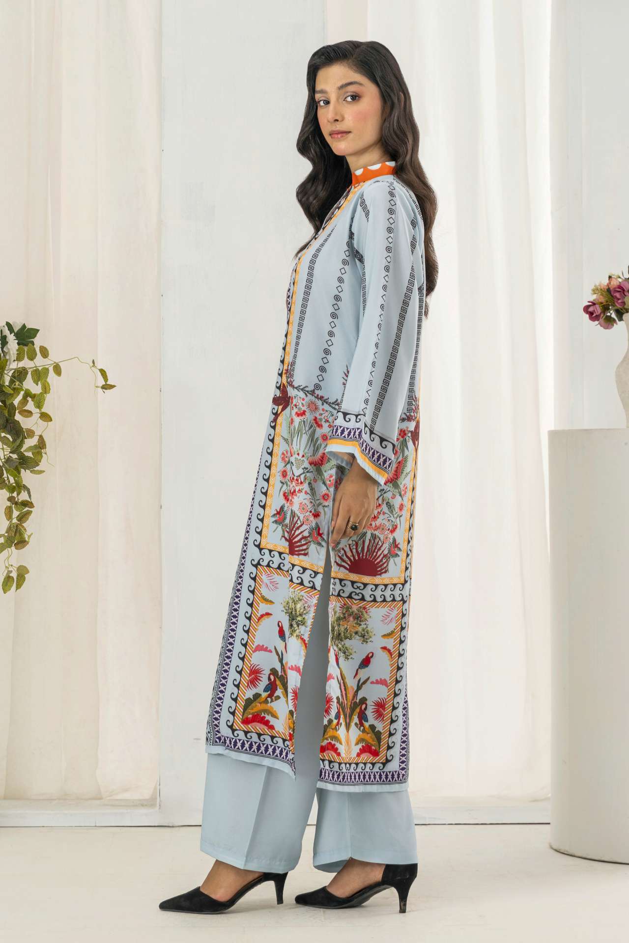 BLOOM PRINTED 2PC STITCHED