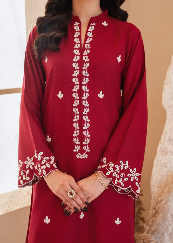Berry 2Pc - Farshi Shalwar